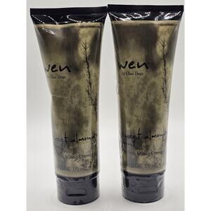 WEN Chaz Dean Sweet Almond Mint Anti-Frizz Styling Creme 4 oz (Pack of 2) Sealed
